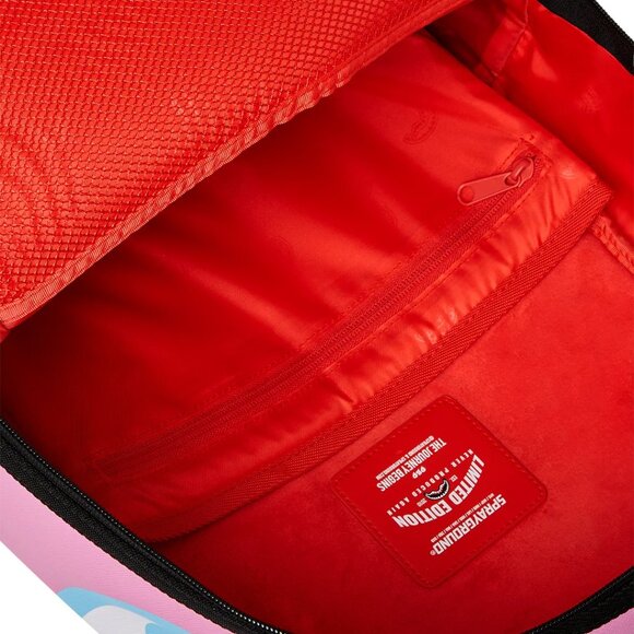 Sprayground Shark Central Cotton Candy Backpack🔥New Pink Bookbag School Bag - Picture 8 of 9